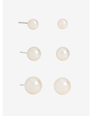 Mood Pearl Stud Earrings - Pack of 3