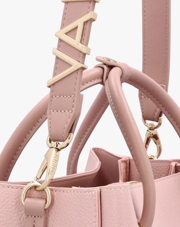 Valentino Bags Alexia Pink Logo Strap Tote Bag