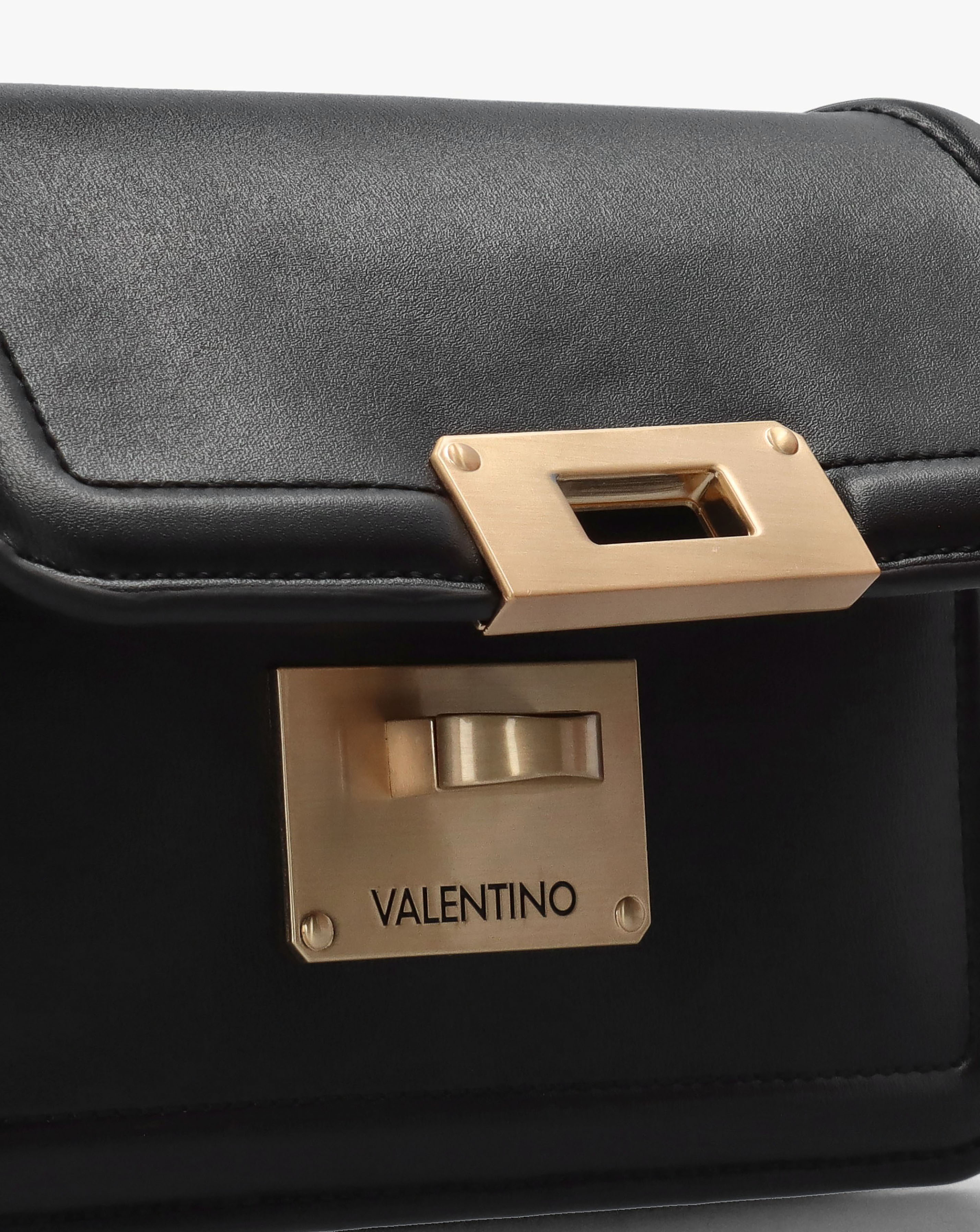 バッグ Valentino Bags Floren Black Turn Lock Cross-Body Bag | JD Williams