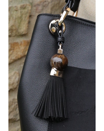 Luella Grey Sienna Black Hobo Tote