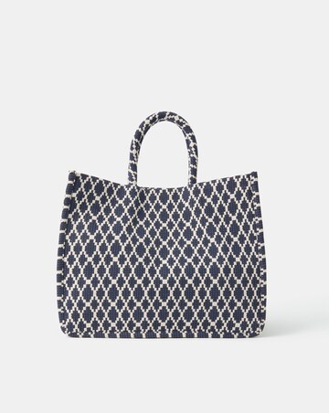 Accessorize Geometric Print Textile Handbag