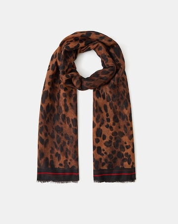 Accessorize Lightweight Leopard Print Scarf
