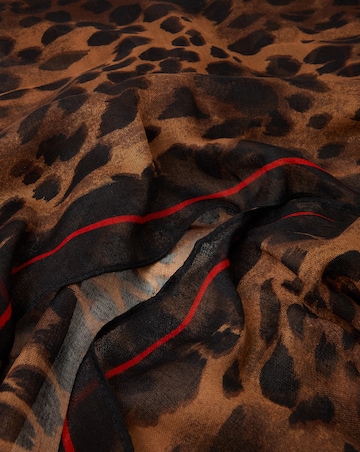 Accessorize Lightweight Leopard Print Scarf