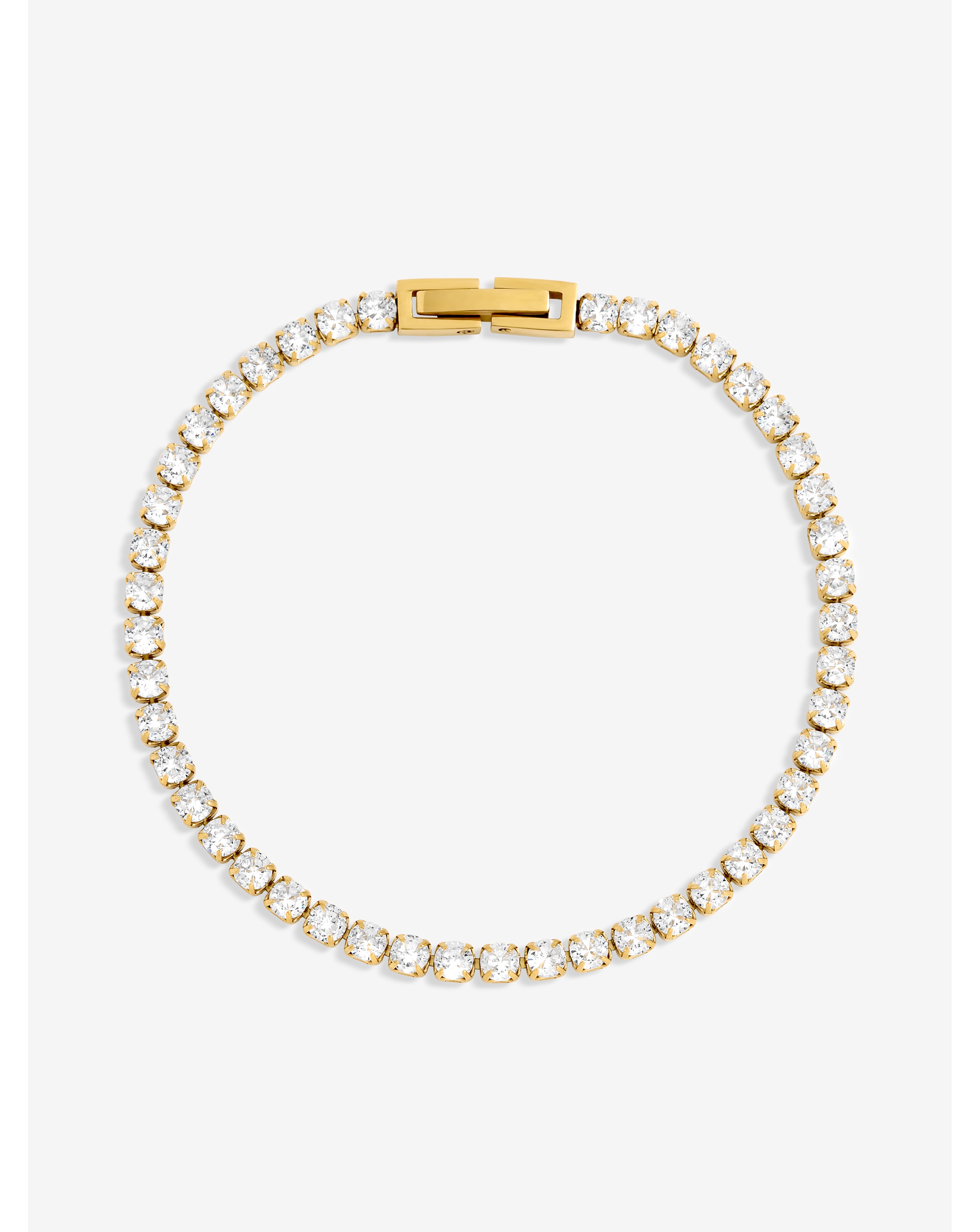 Waterproof Gold Plated Tennis Bracelet