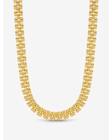 Jon Richard 18K Gold Plated Gate Chain Necklace