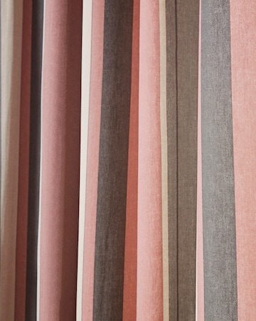 Fusion Whitworth Stripe Eyelet Curtains