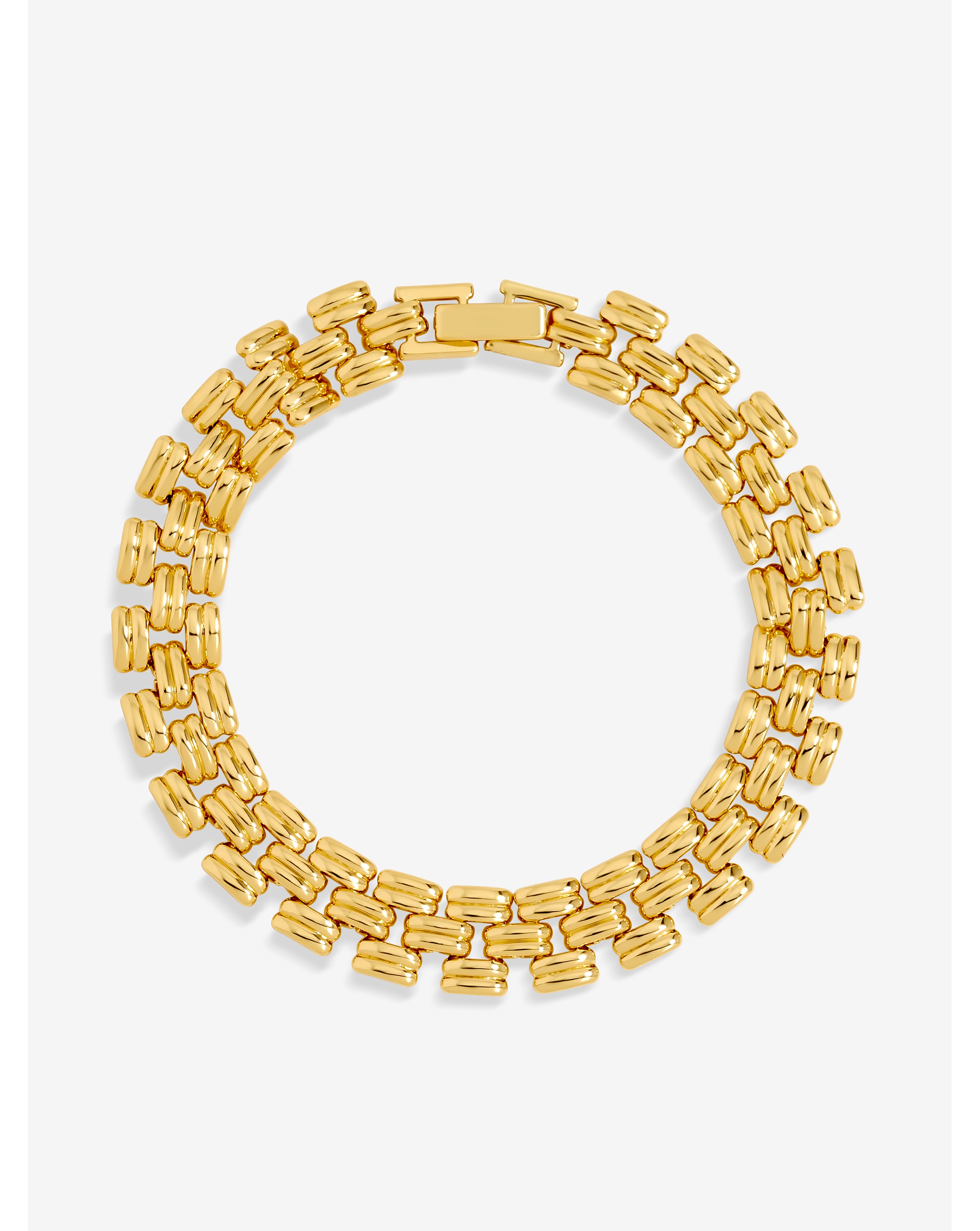 18K Gold Plated Gate Chain Bracelet