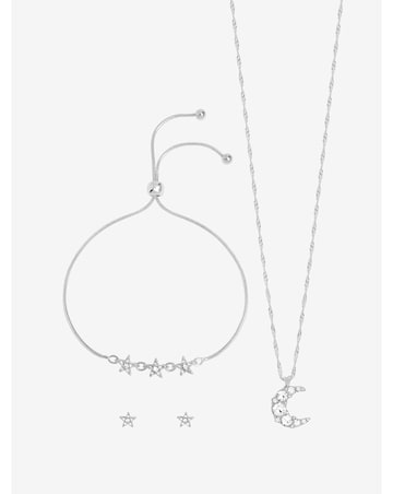 Jon Richard Silver Plated Celestial Trio Set - Gift Box