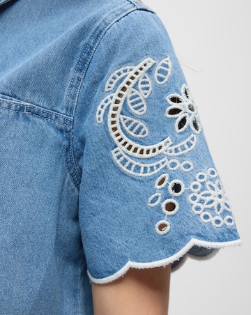OBJECT Blue Denim Shirt