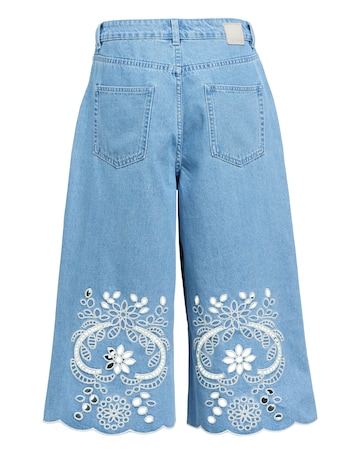 OBJECT Blue Denim Bermuda Shorts