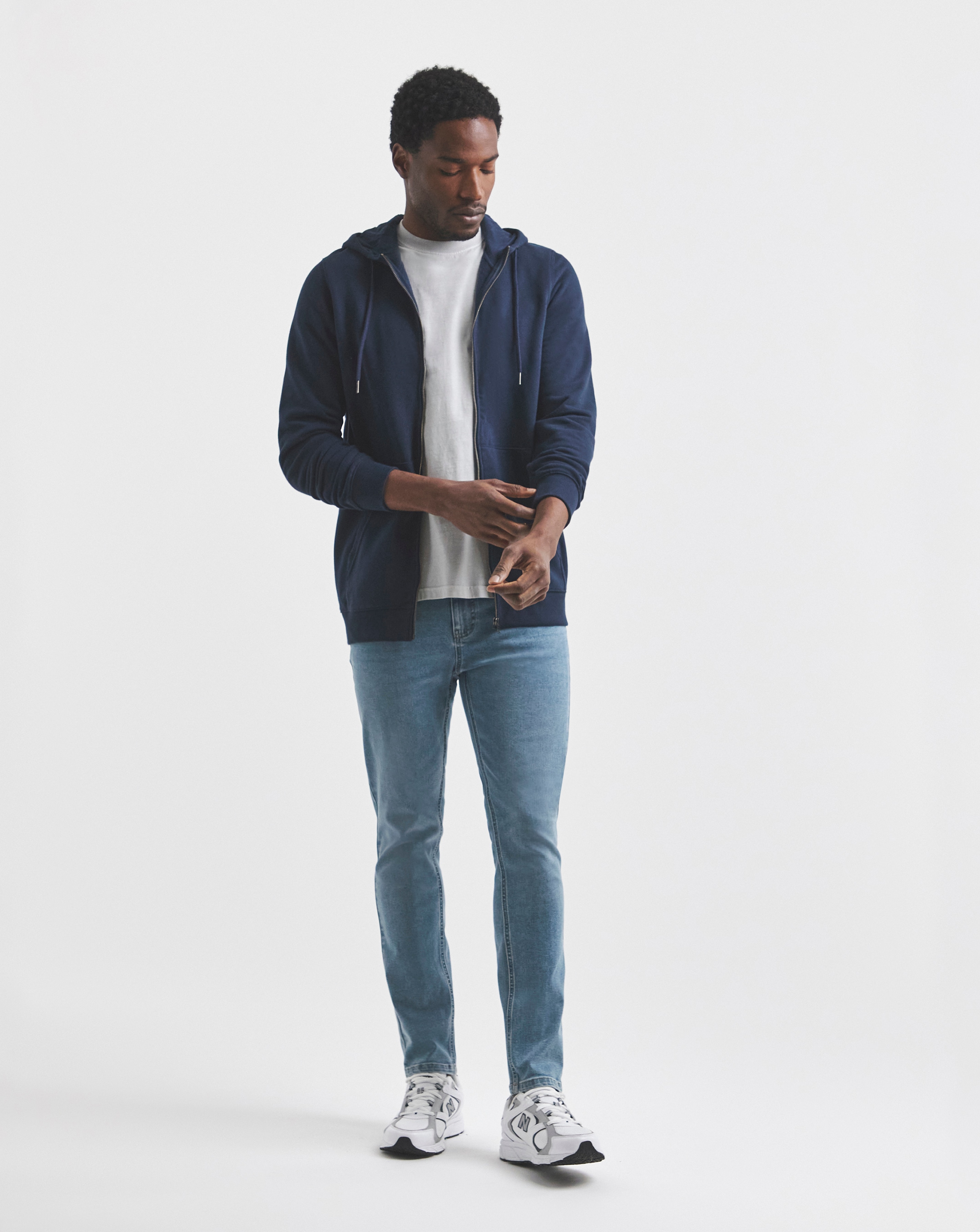 Skinny Fit Stretch Jeans Light Wash