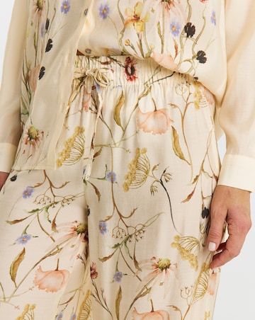 JDY Ace Life Mid Waist Floral Print Palazzo Trouser