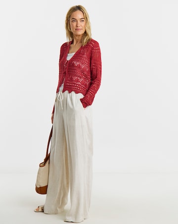 JDY Sun Lay V-Neck Tie Cardigan Knit