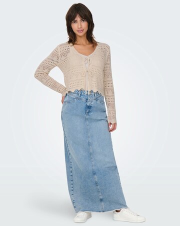 JDY Sun Lay V-Neck Tie Cardigan Knit