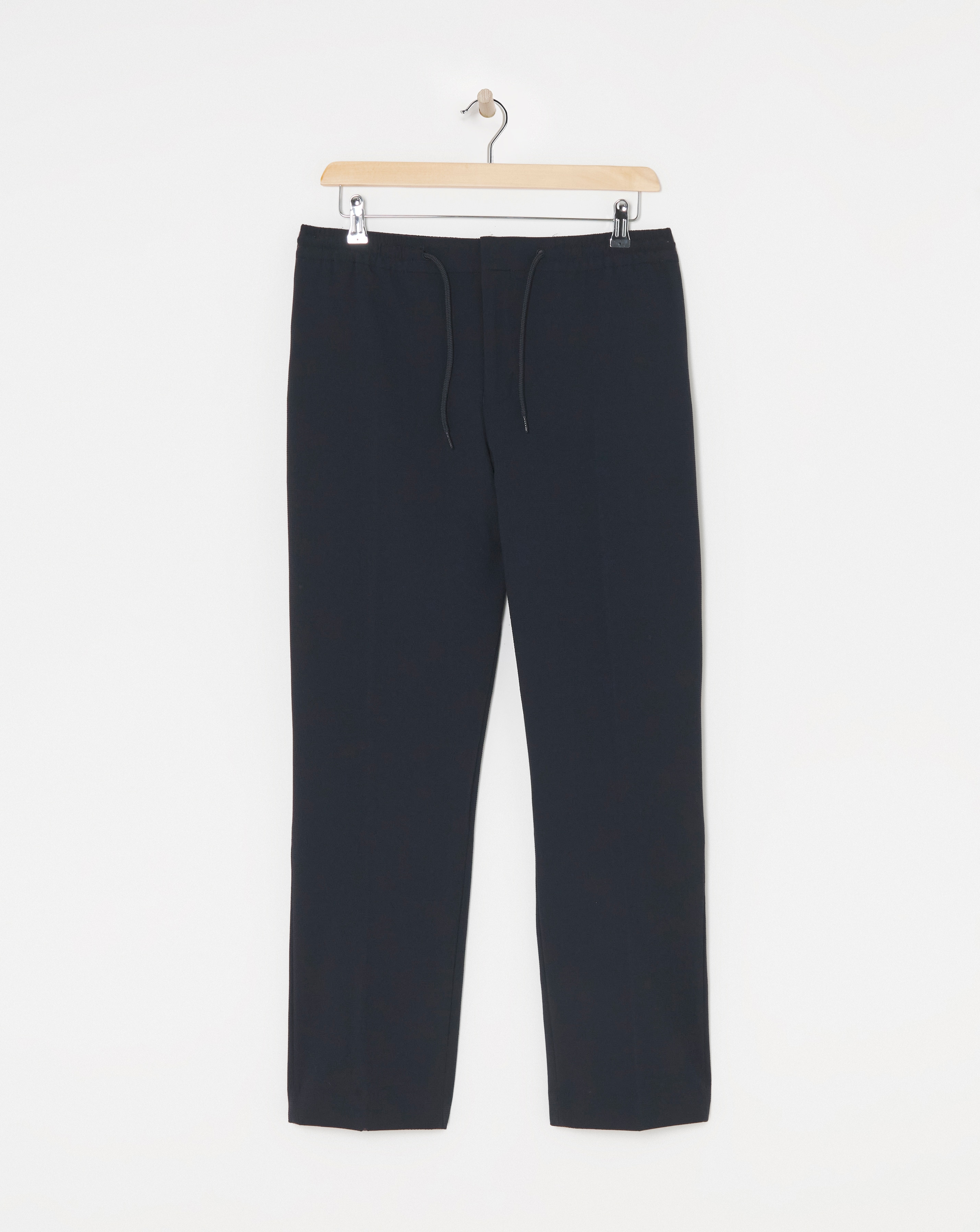 Navy Smart Jogger Waistband Trouser