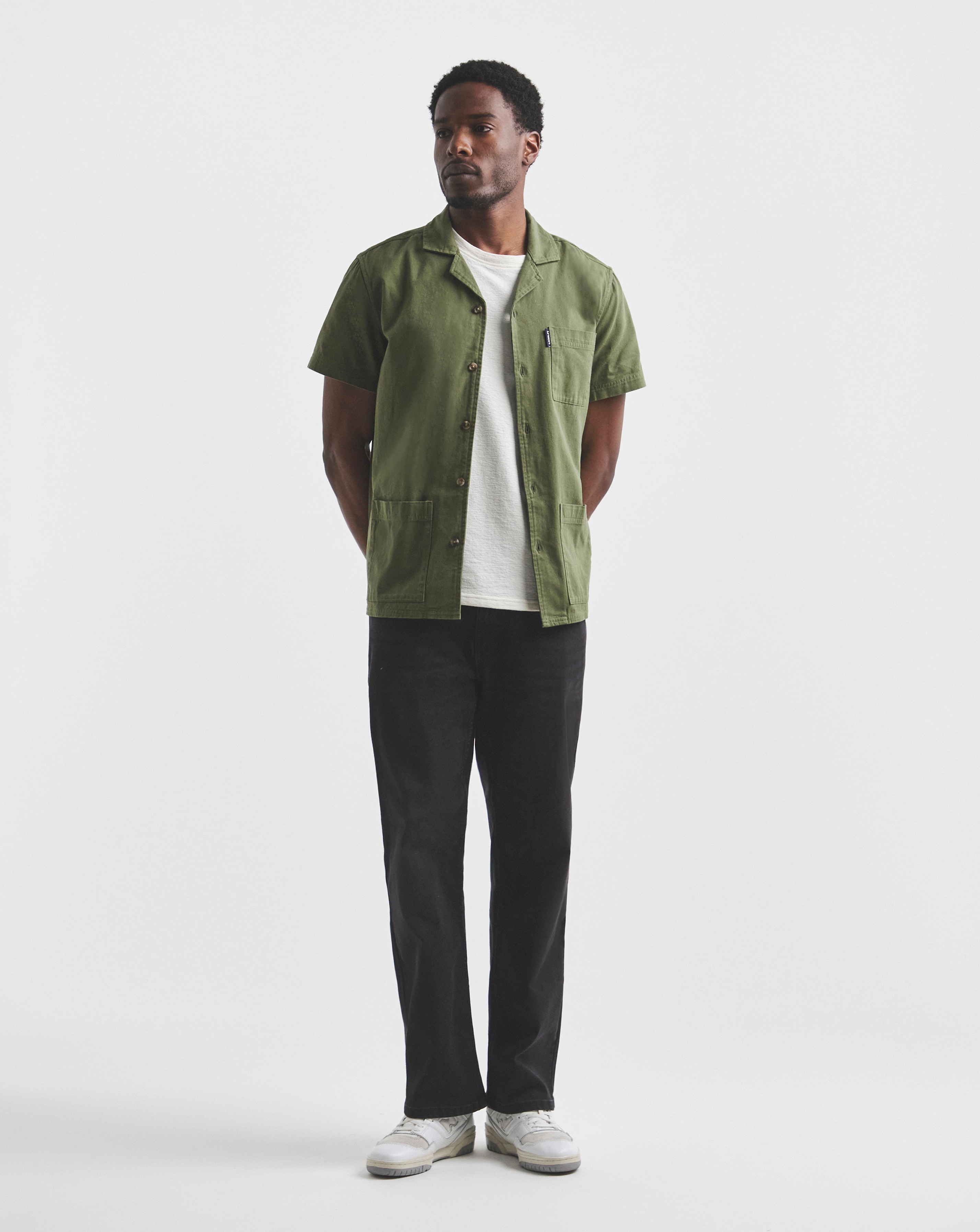 Union Loose Fit Stretch Jeans Blackwash