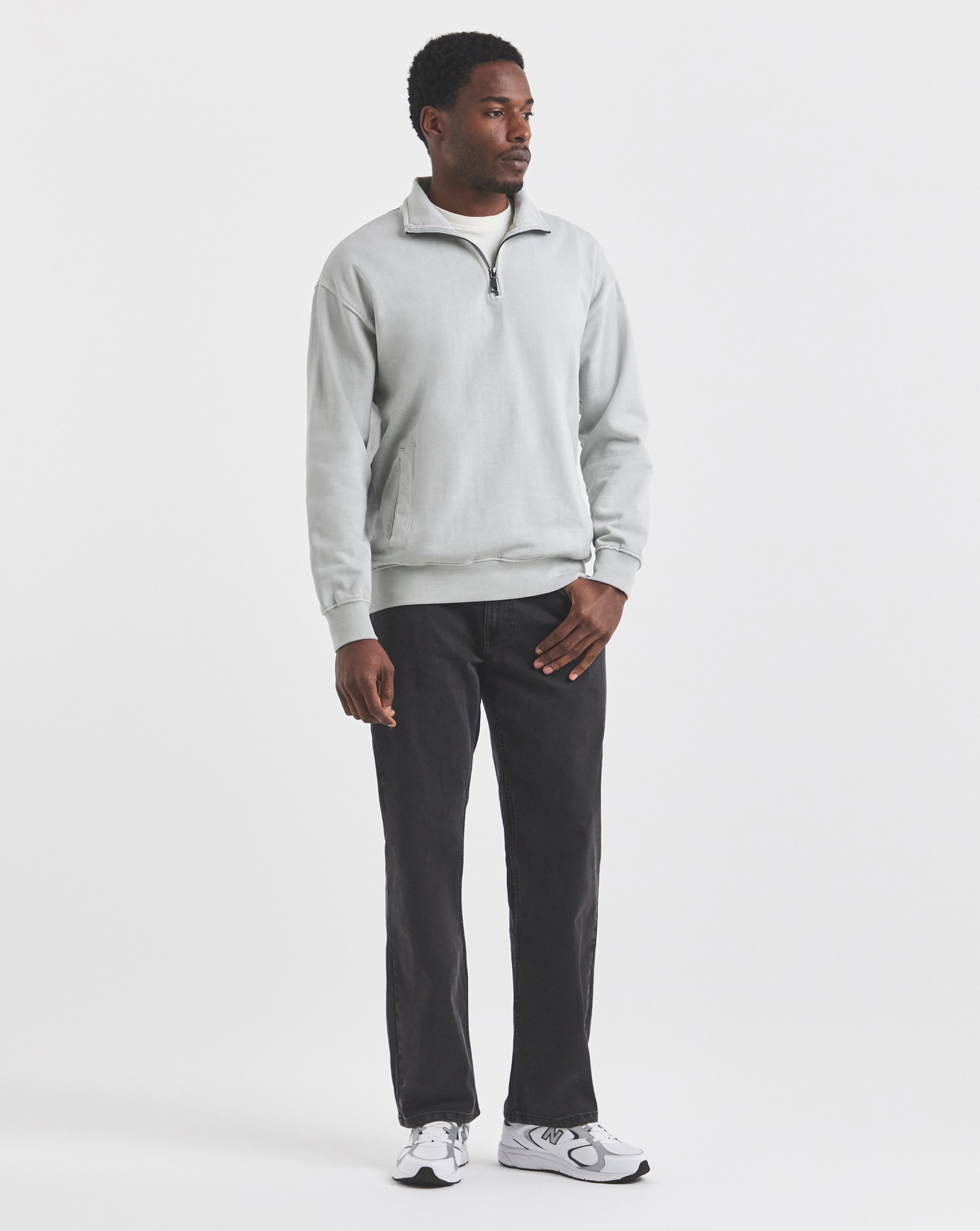 Union Loose Fit Stretch Jeans Black