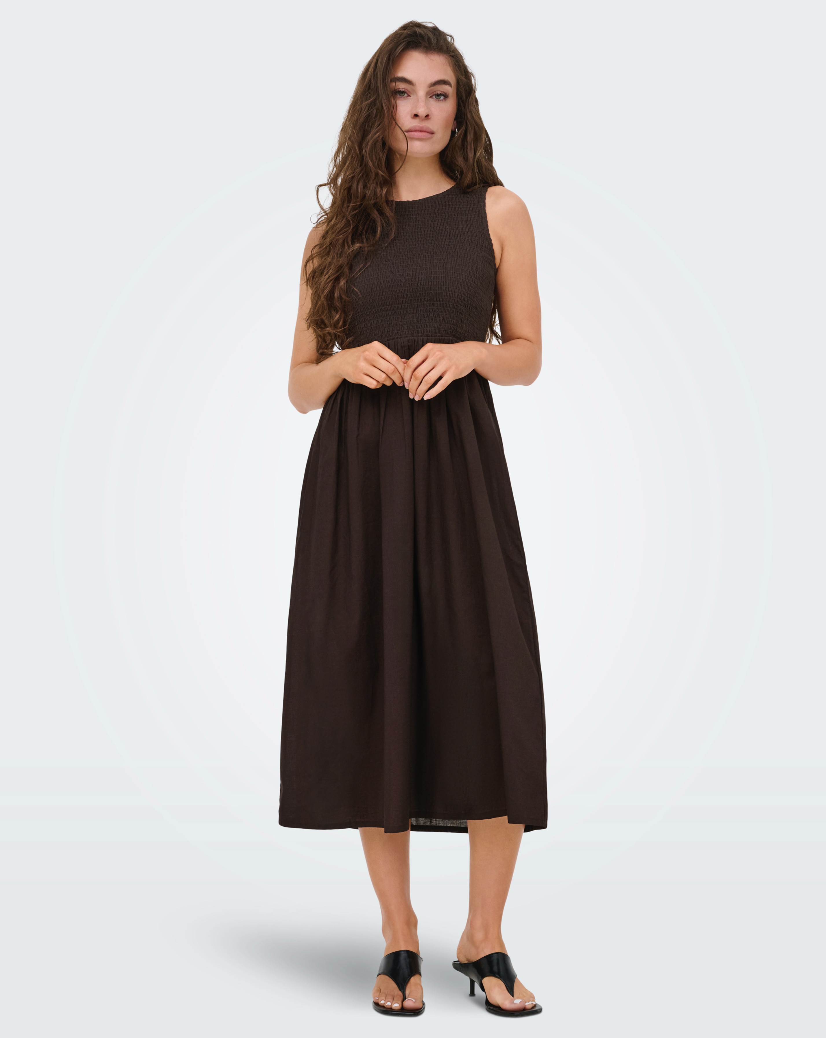 New In - JdY Diego S/L Woven Midi Dress