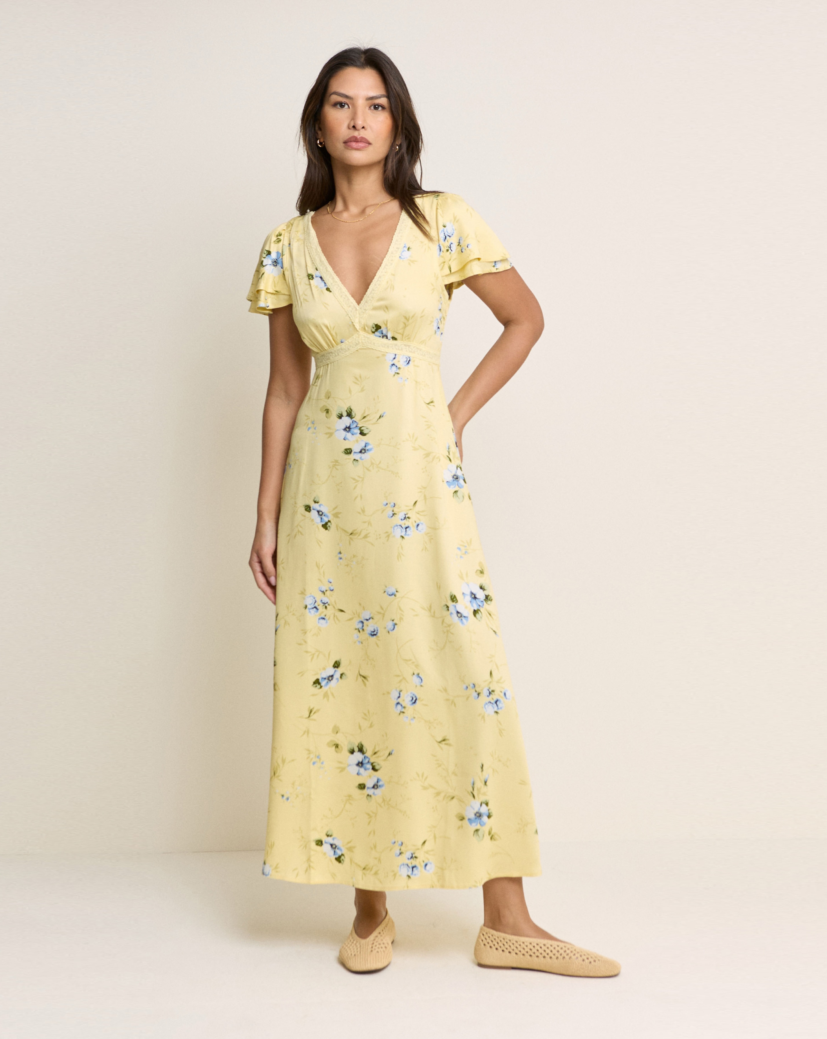 New In - Nobody's Child Iris Midi Dress
