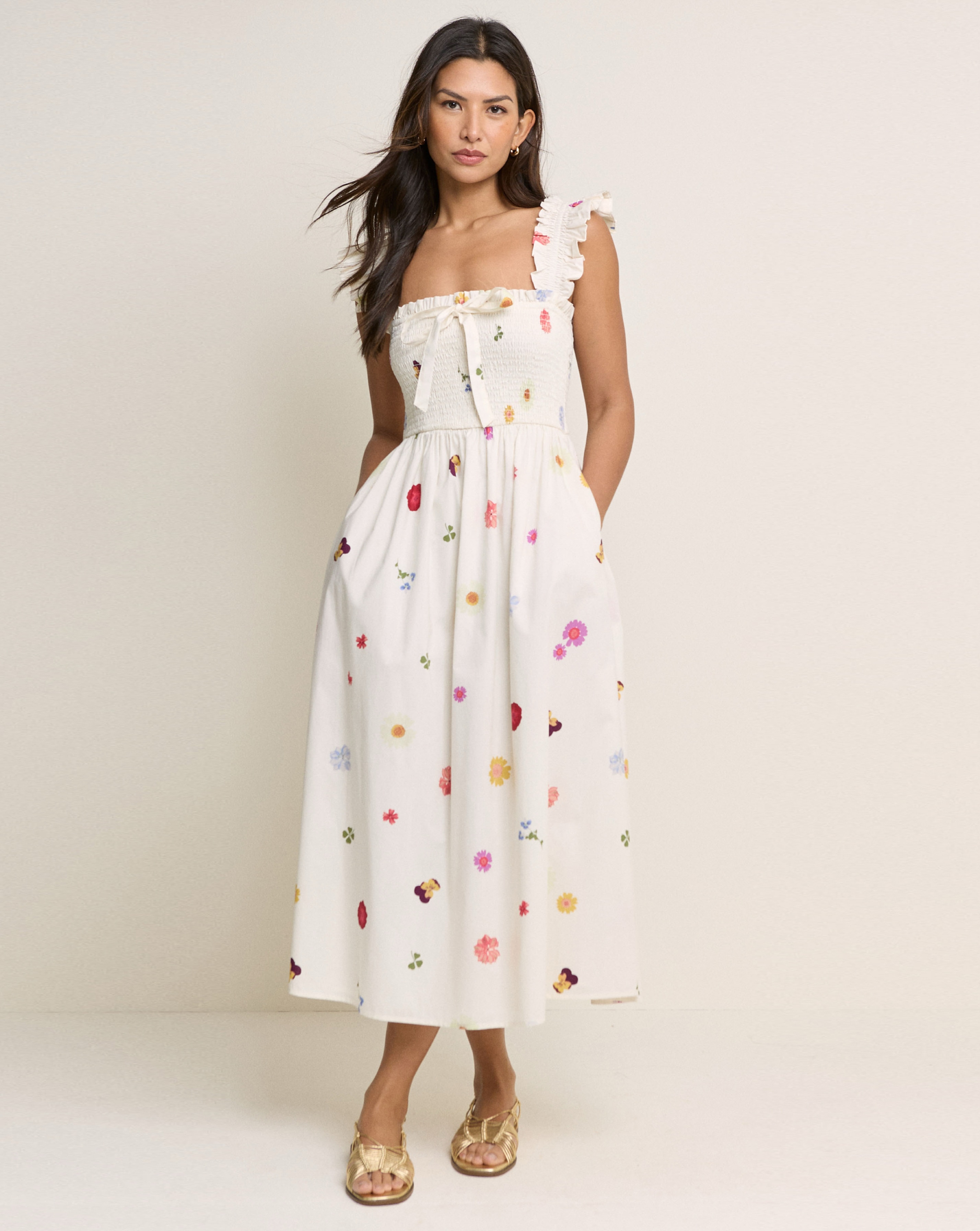 New In - NOBODY'S CHILD CHRISTINA MIDI DRESS