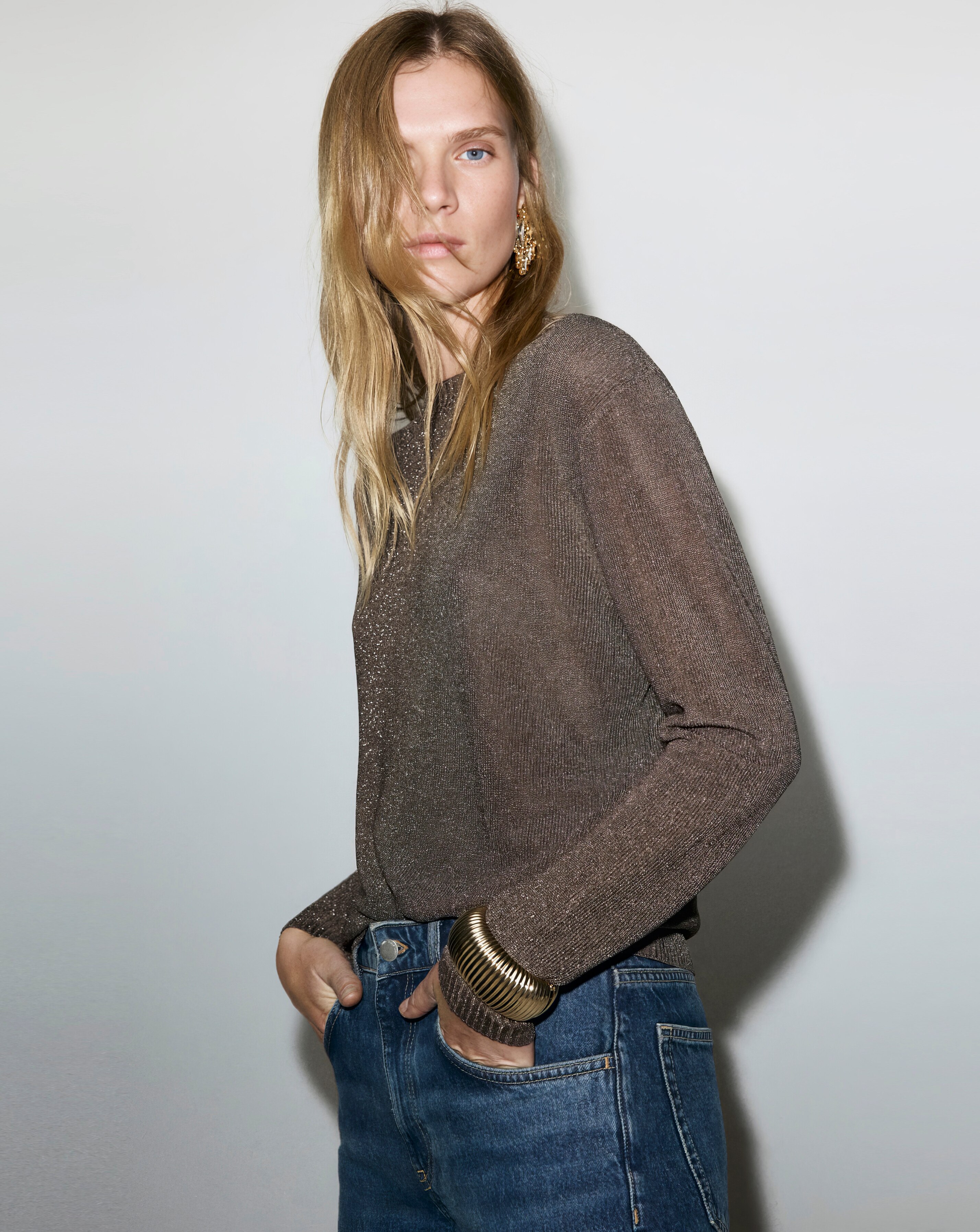 Mango Crew Neck Jumper