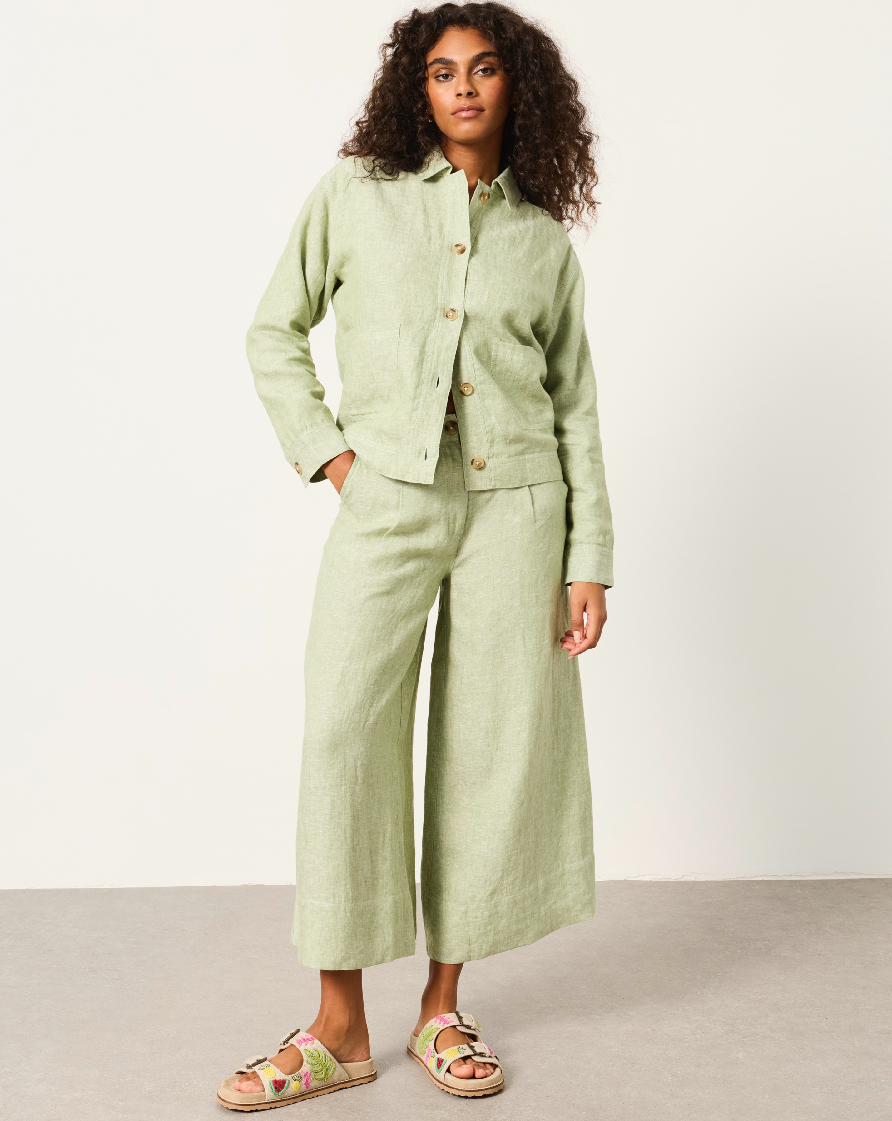 New In - Fatface Darcy Linen Jacket