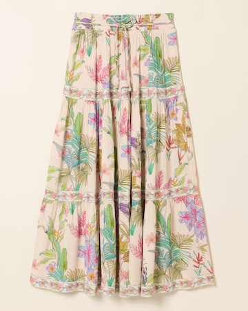 Fatface Jayla Tropical Maxi Skirt