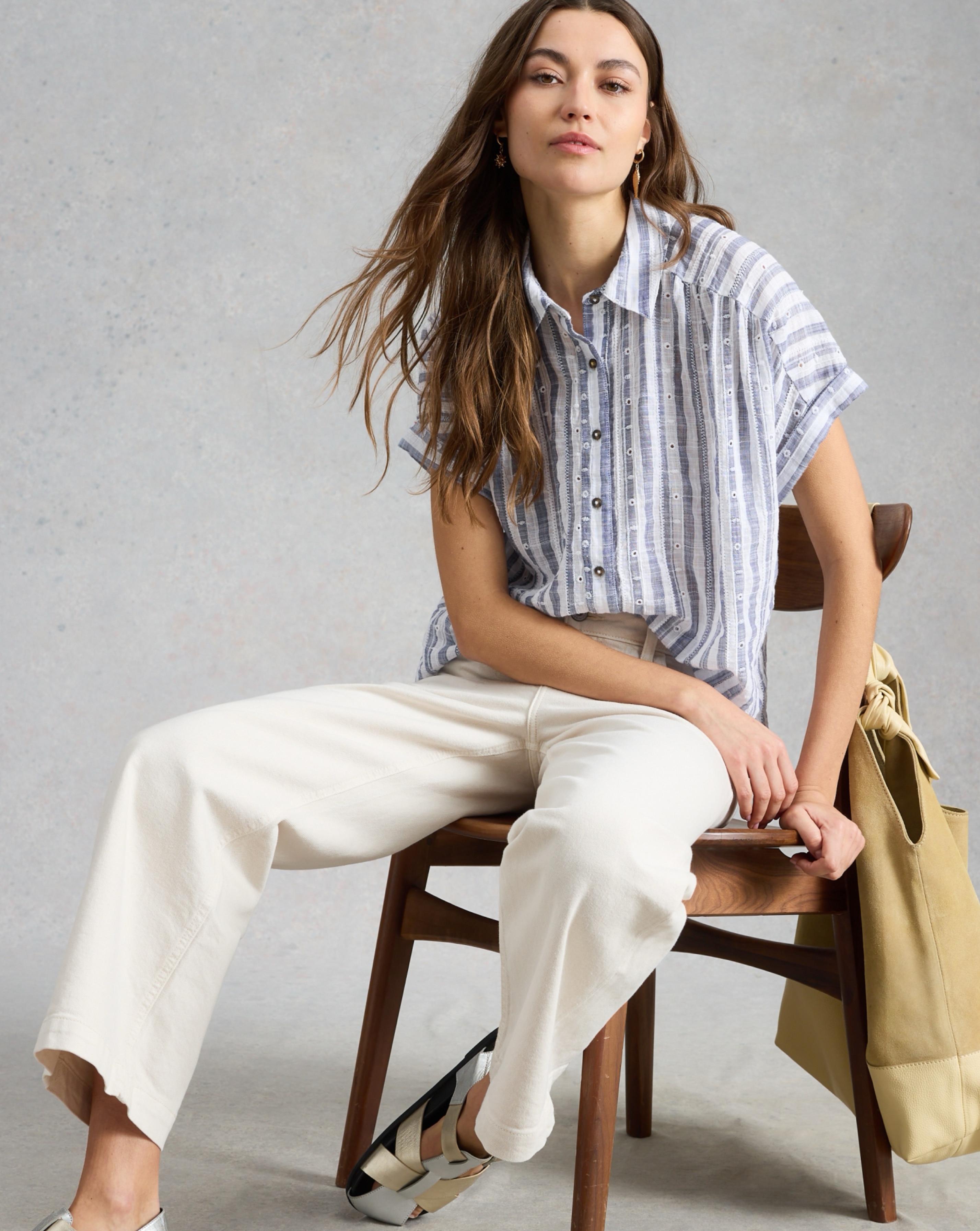 New In - White Stuff Orla Button Through Shirt