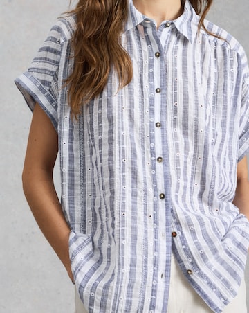 White Stuff Orla Button Through Shirt