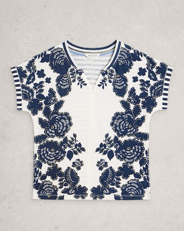 White Stuff Nelly Notch Neck Tee