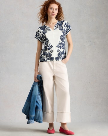 White Stuff Nelly Notch Neck Tee