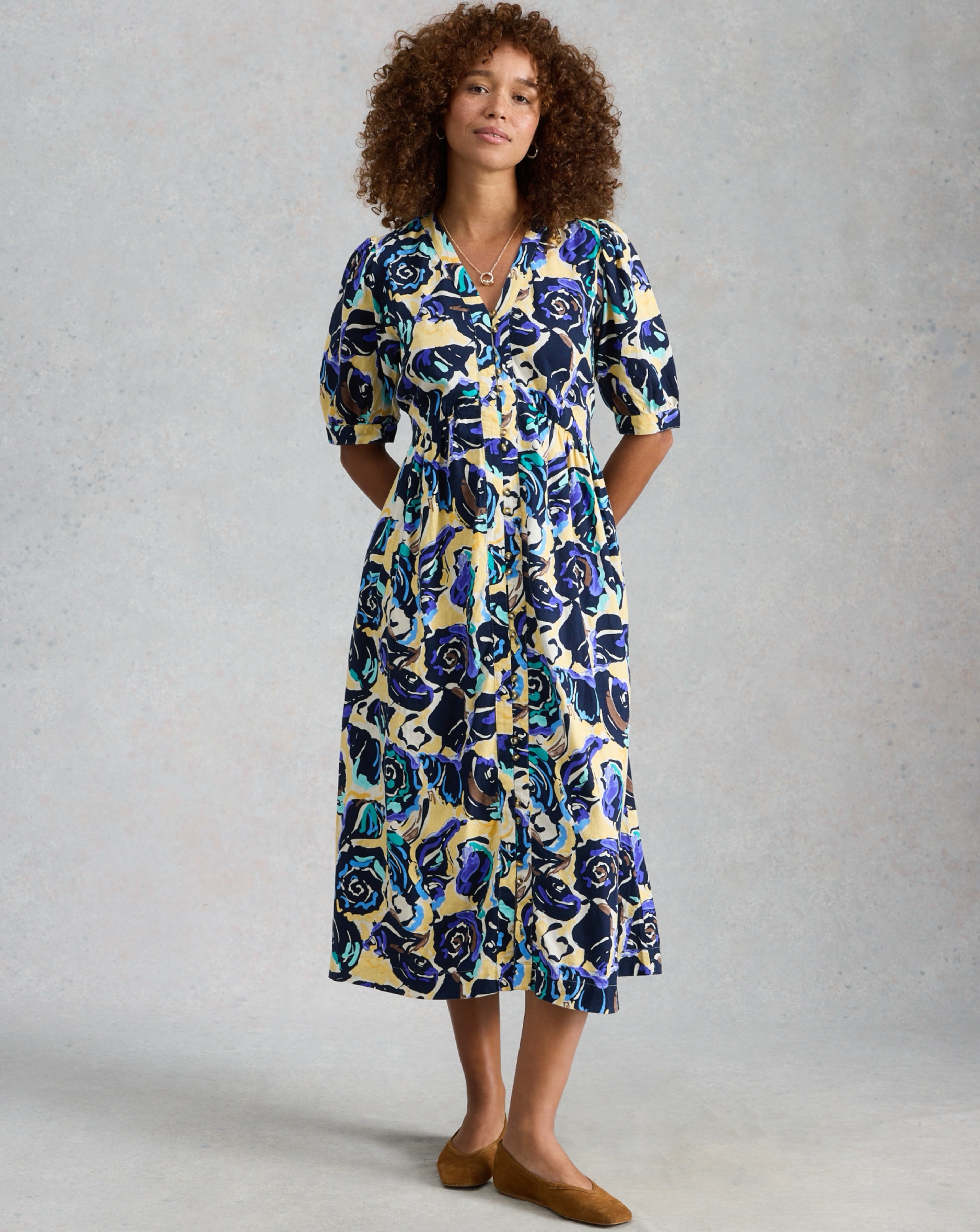 New In - White Stuff Fern Linen Blend Dress