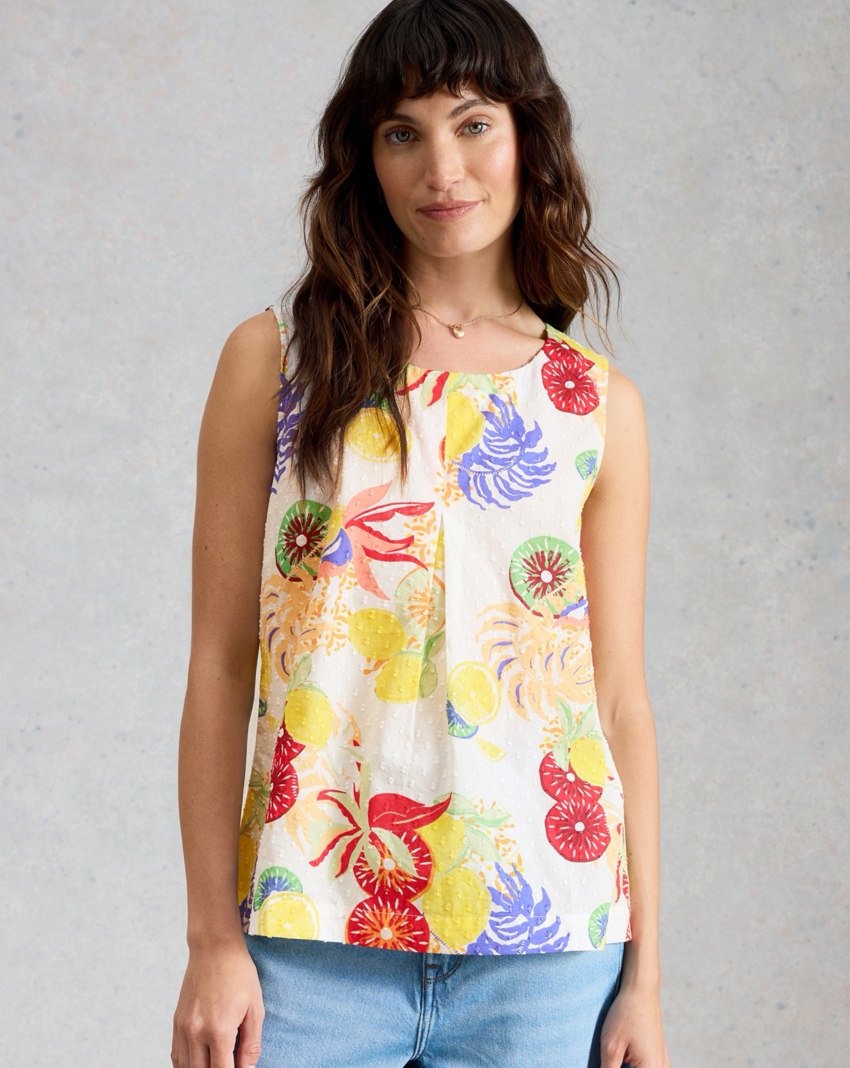 New In - White Stuff Paradise Organic Cotton Vest