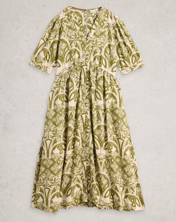 White Stuff Fern Linen Blend Dress