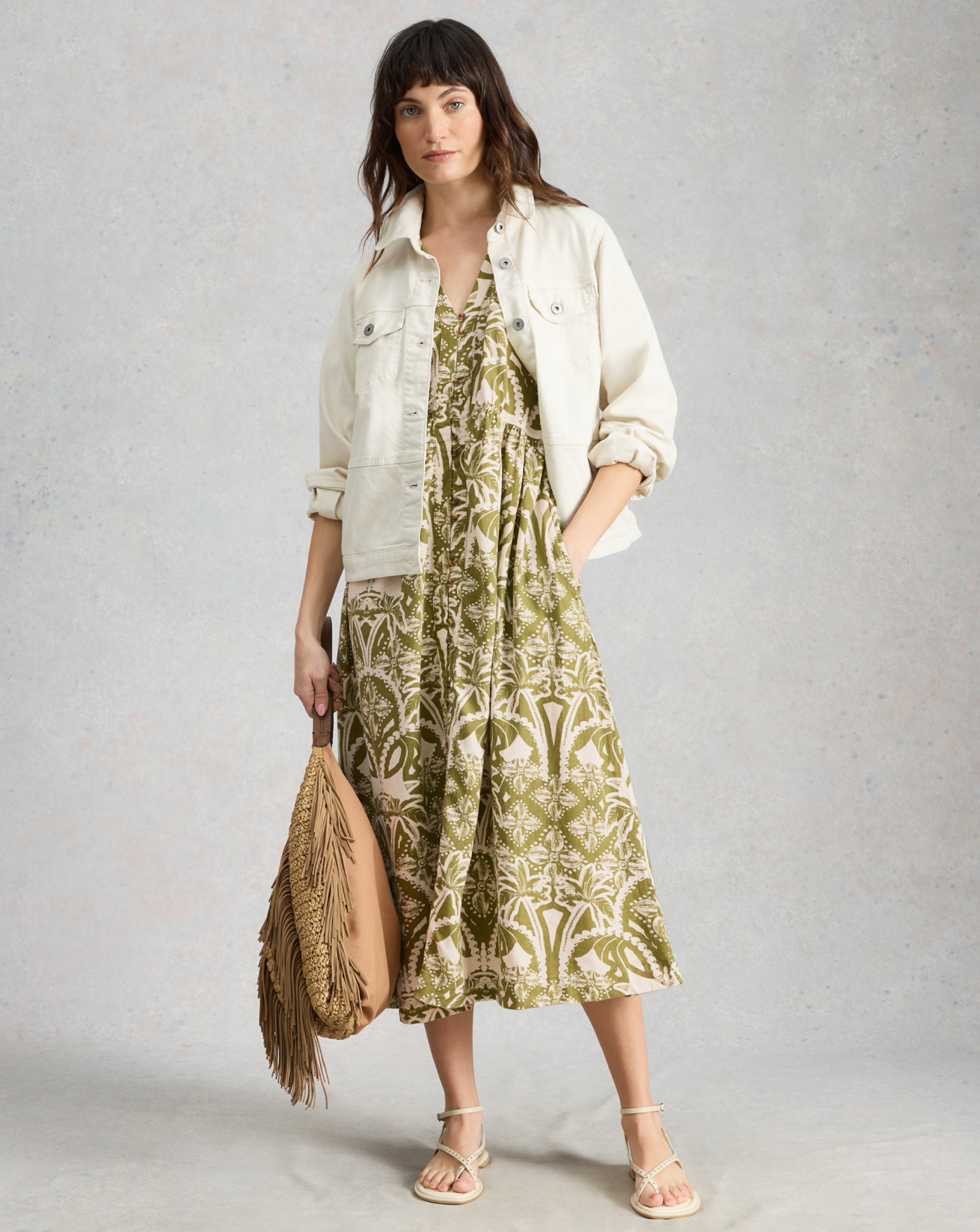 New In - White Stuff Fern Linen Blend Dress