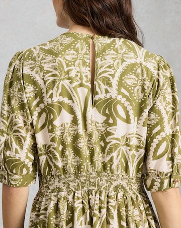 White Stuff Fern Linen Blend Dress