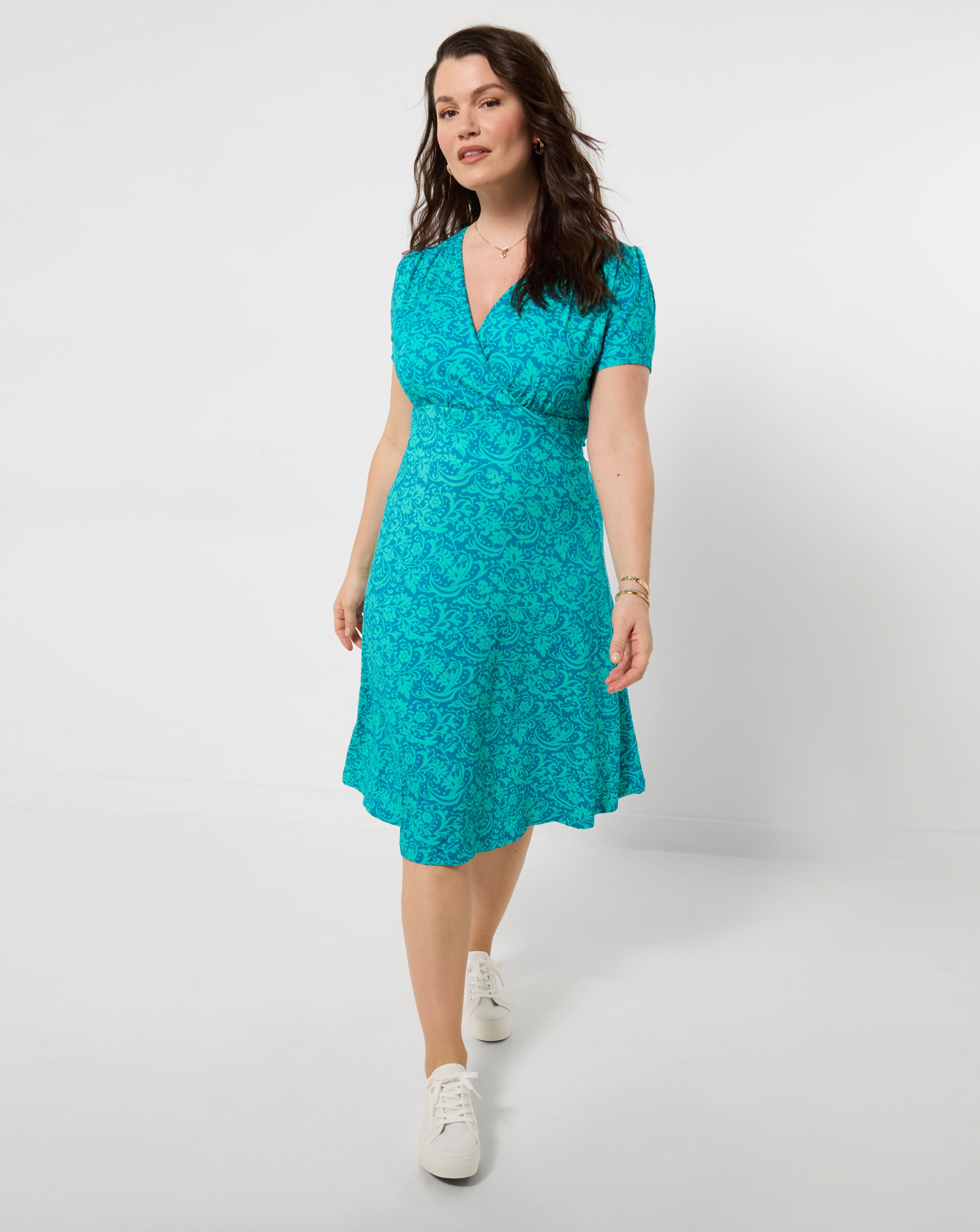 Pop Of Bright Jersey Dress