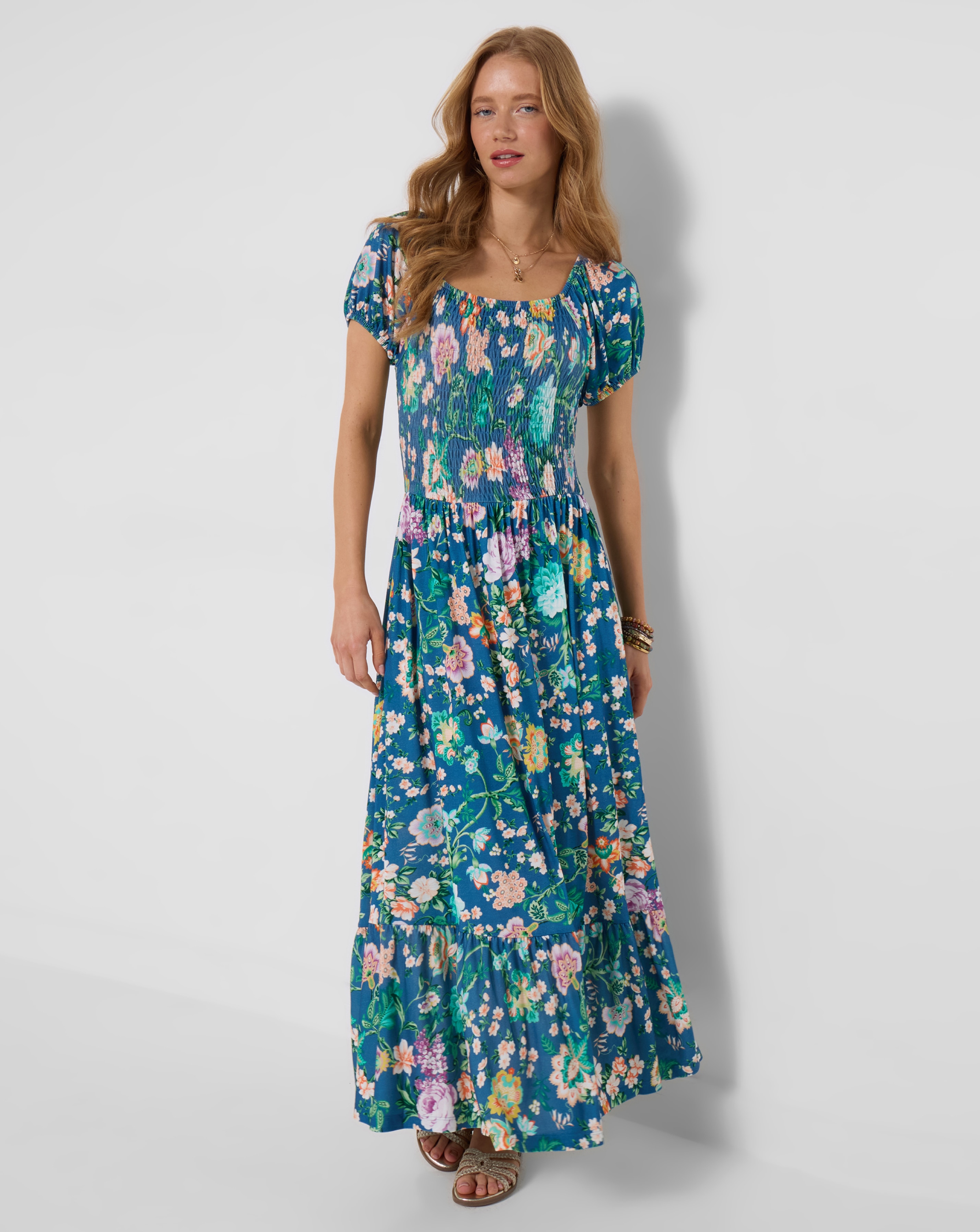 Summer Garden Jersey Dress