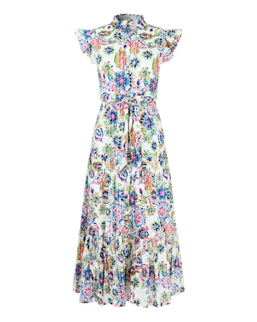 Joe Browns Beautiful Printed Broderie Dress