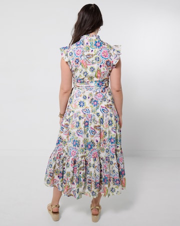 Joe Browns Beautiful Printed Broderie Dress