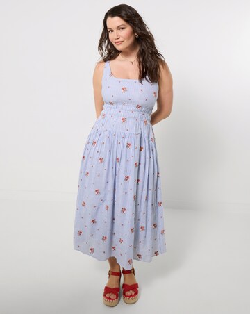 Joe Browns Penny Ditsy Print Stripe Dress