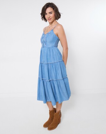 Joe Browns Ellie Embroidered Denim Dress