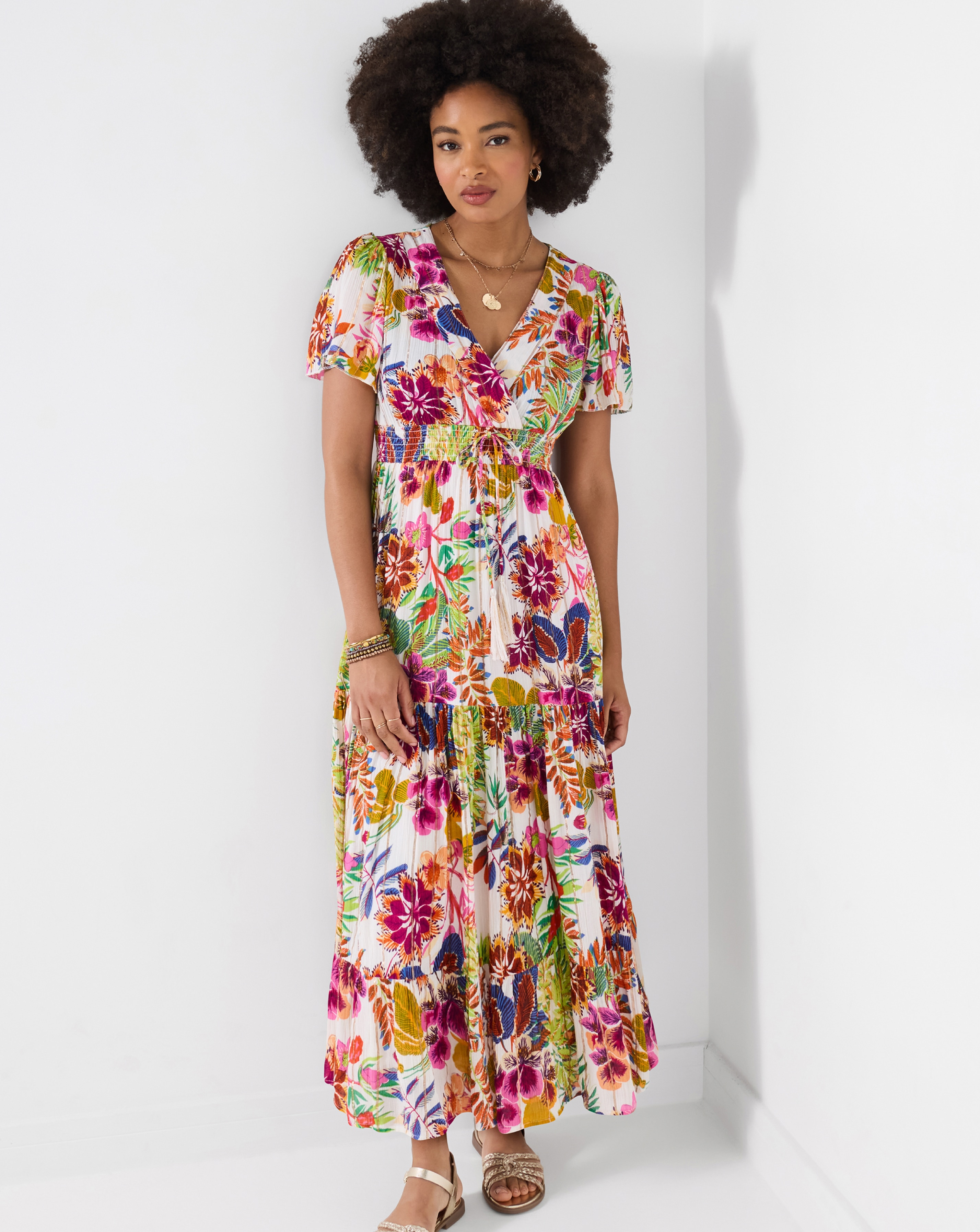 Yasmine Printed Maxi Dress