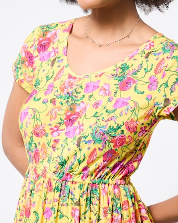 Joe Browns Camilla Printed Crinkle Maxi Dress