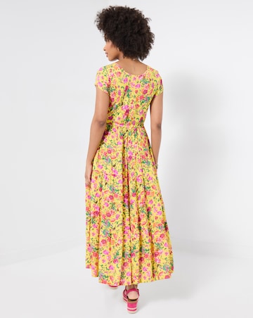 Joe Browns Camilla Printed Crinkle Maxi Dress