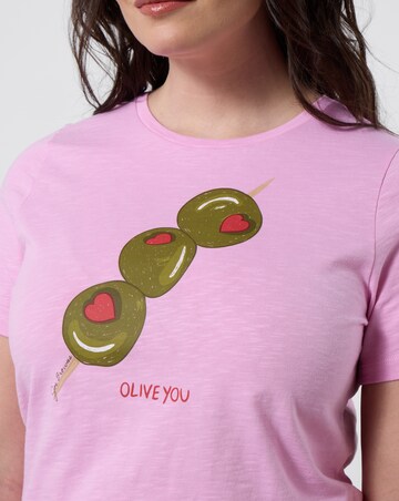 Joe Browns Olive You Tee