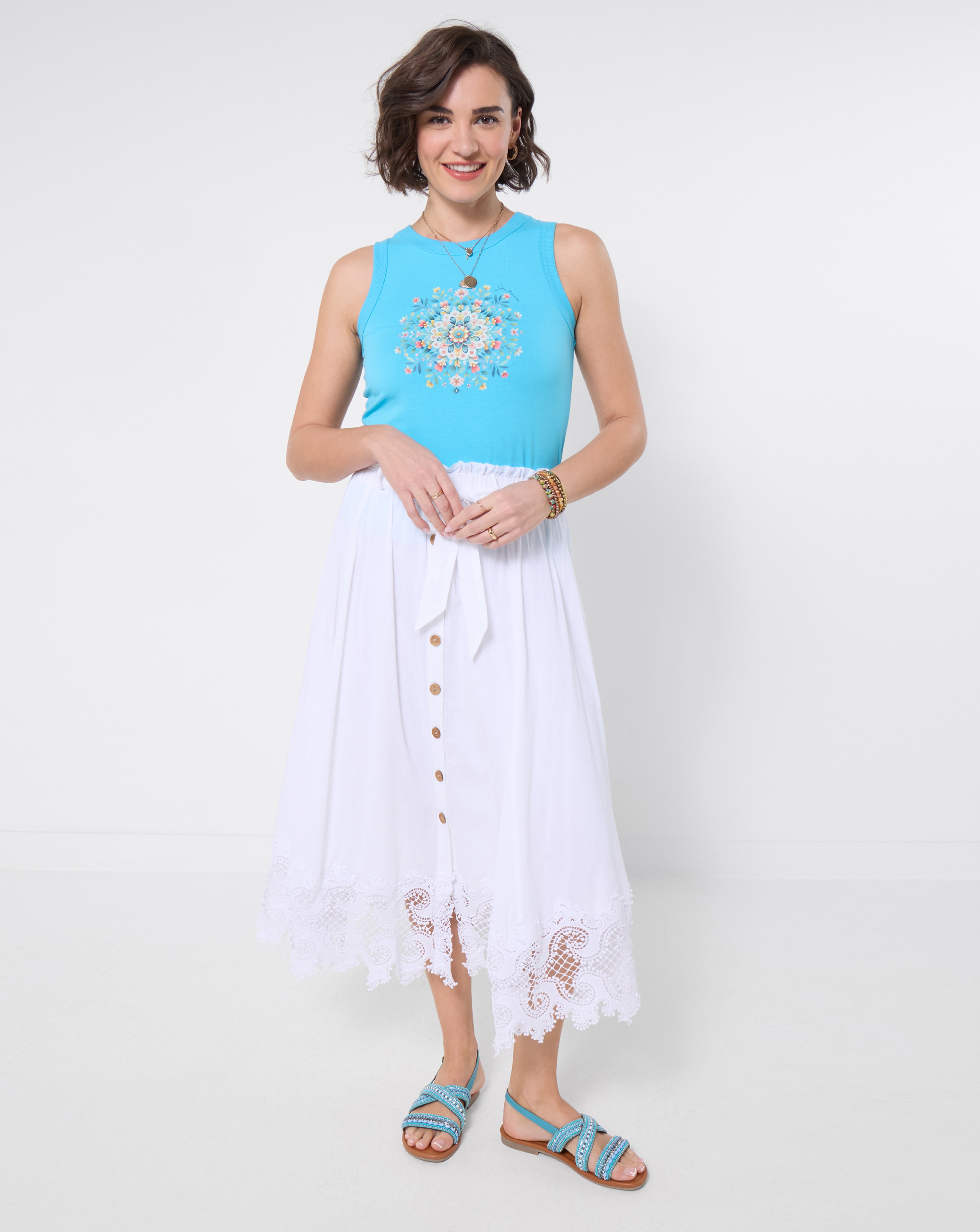 New In - Summer Florals Vest