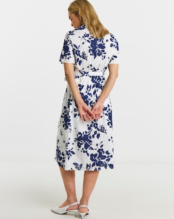JDY Tallie Printed Shirt Midi Dress