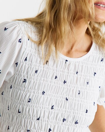 JdY Feline Life S/S Smock Top