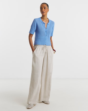 JdY Tami S/S Frill Cardigan Knit